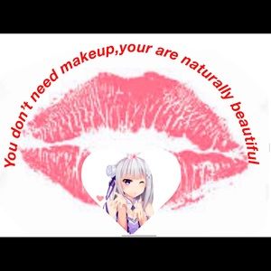 You don’t need makeup your naturally beautiful